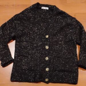 Zara Black Classic Knit Jacket